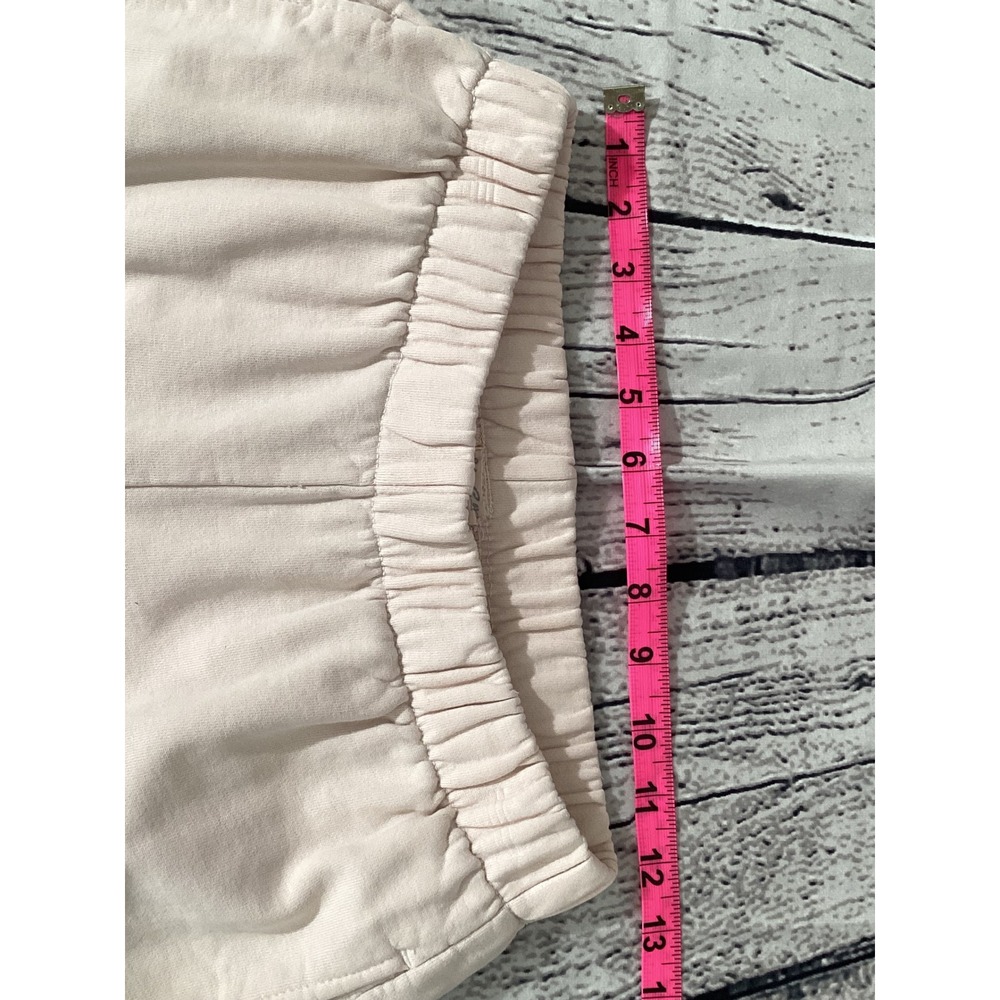 John Galt Peach Jogger Sweatpants Elastic Waist Soft Fleece Loungewear Small - Picture 4 of 4